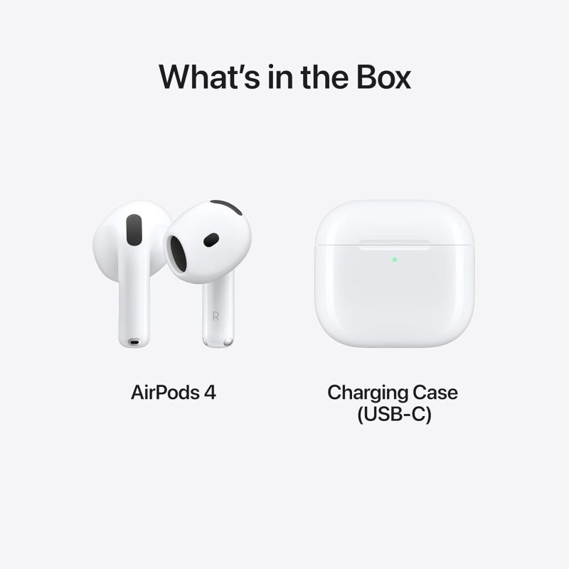Apple AirPods 4 Wireless What's in the box